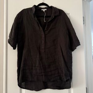 James Perse Half Button Up Shirt